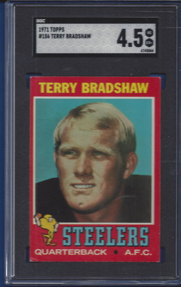 1971 Topps Terry Bradshaw#156 SGC 4.5 (BillsGridironGreats)