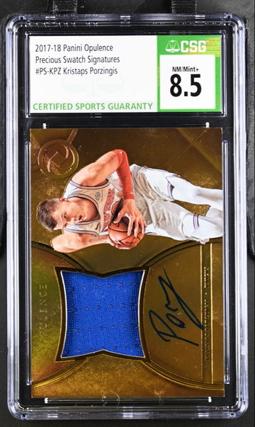 2017 KRISTAPS PORZINGIS OPULENCE AUTO SWATCH 