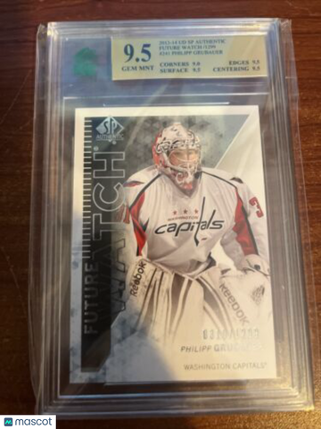 2013-14 SP Authentic Philipp Grubauer Rookie MNT 9.5