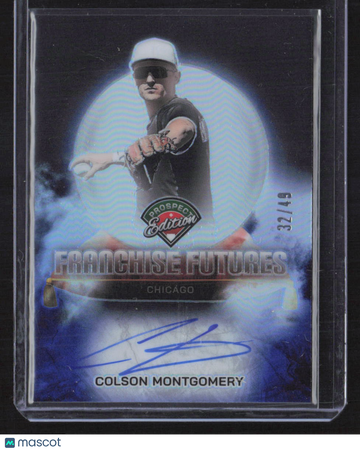 2025 Panini Prospect Edition Franchise Futures Auto Colson Montgomery #FFS-CM Silver /49 RC