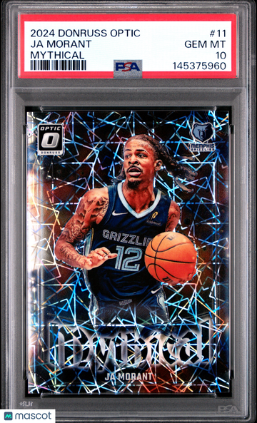 2024 Panini Donruss Optic Mythical Ja Morant #11 PSA 10