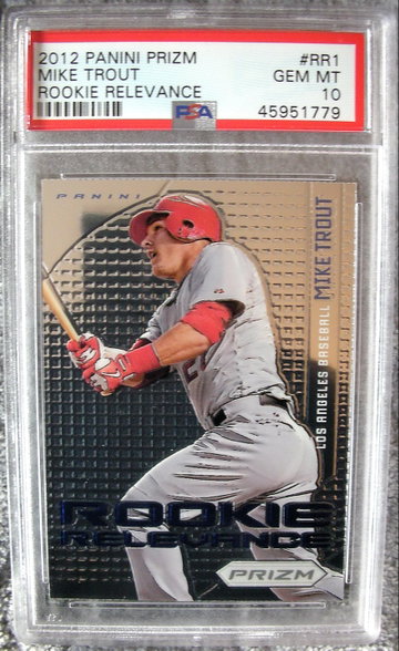 Mike Trout 2012 Prizm Rookie Relevance PSA 10