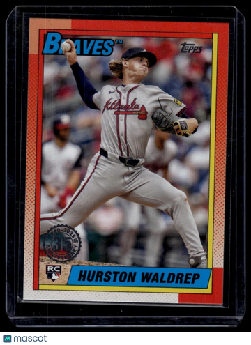 2025 Topps Hurston Waldrep #T90-18 1990 Topps Baseball 35th Anniversary (Series One)