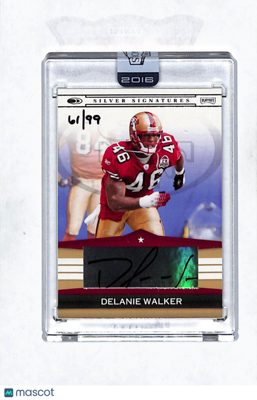 2008 Donruss Playoff Silver Signatures Delanie Walker #SS-DW /99