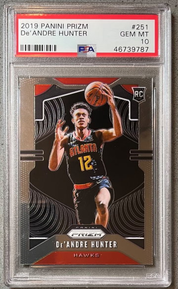 2019-20 Prizm De’Andre Hunter Base PSA 10