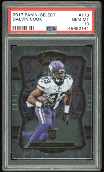 2017 Panini Select Dalvin Cook Premier Level PSA 10