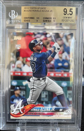 2018 Ronald Acuna Topps Update BGS 9.5