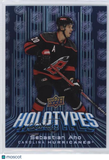 2024-25 Upper Deck Series 1 - Holotypes Sebastian Aho #HT-7 [None]
