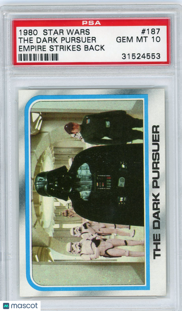 1980 Star Wars Empire Strikes Back The Dark Pursuer #187 PSA 10