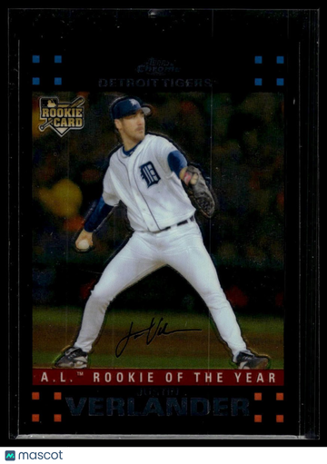 2007 Topps Chrome Justin Verlander #254