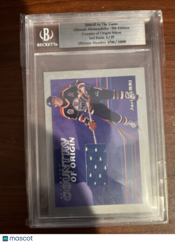 2004-05 In the Game Ultimate Memorabilia 5th Edition - Day in Hoc Jari Kurri Memorabilia