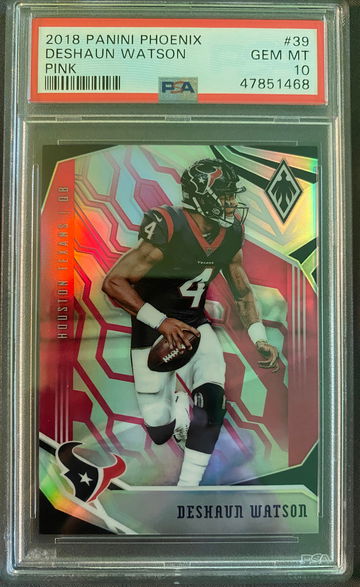 2018 Panini Phoenix Deshaun Watson Pink /199 PSA 10
