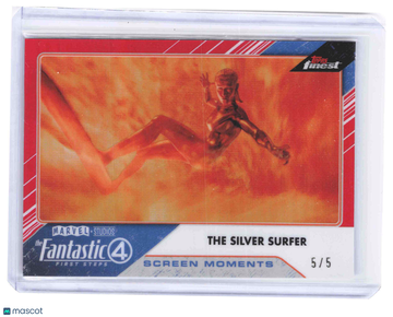 2026 Topps Finest Marvel Fantastic Four First Steps Screen Moments The Silver Surfer SM-13 5/5