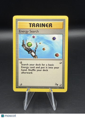 Pokemon 1999 Fossil Energy Search #59/62 - Lightly Played (Excellent)