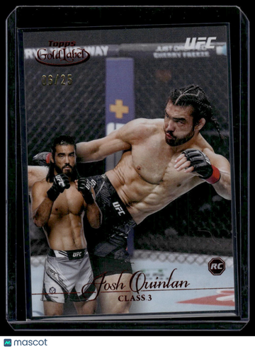 2024 Topps Gold Label UFC Josh Quinlan #99 Class 3 RC