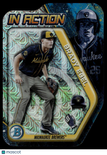 2025 Bowman Draft Brady Ebel #BIA-20 Bowman In Action Mojo Refractor