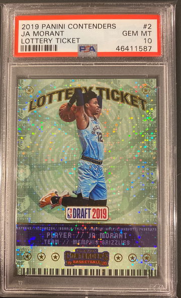 JA Morant  Contenders Lottery Ticket PSA 10