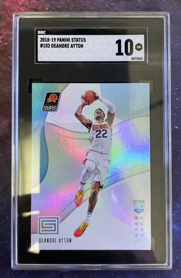 2018-19 Panini Status #102 DeAndre Ayton SGC10