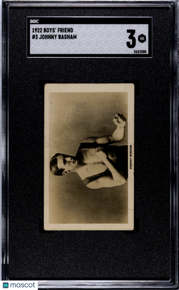 1922 Boys' Friend Johnny Basham #3 SGC 3