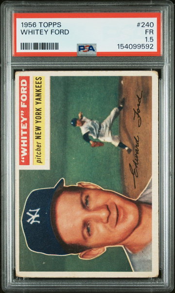 1956 Topps Whitey Ford #240 PSA 1.5