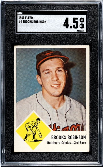 1963 Fleer #4 Brooks Robinson SGC 4.5