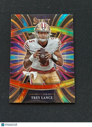 Trey Lance 2022 Select Tie-Dye Prizm San Francisco 49ers