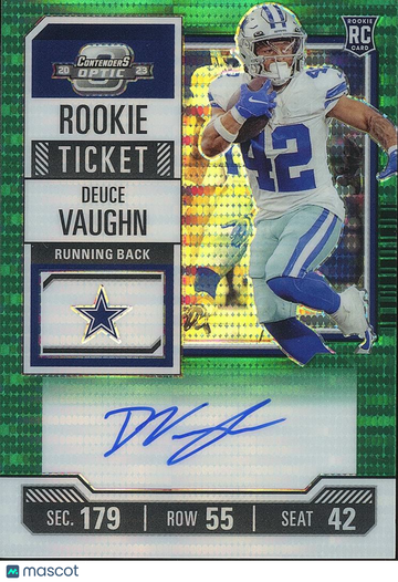 2023 Panini Contenders Optic Deuce Vaughn Rookie Panini Authentic