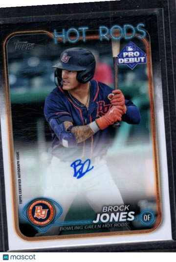 2024 Topps Pro Debut Brock Jones #PD-28 Autographs AU