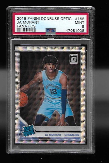 2019 Donruss Optic Fanatics JA Morant PSA 9