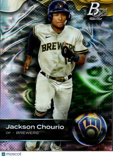 2023 Bowman Platinum Jackson Chourio #TOP-58 Top Prospects Ice Foil