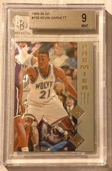1995-96 SP Kevin Garnett RC BGS 9 Mint