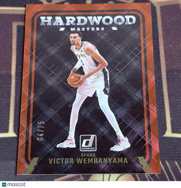 2024-25 Donruss Victor Wembanyama #1 Hardwood Masters Diamond Red SN