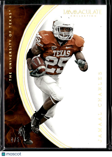 2016 Panini Immaculate Collection Collegiate Jamaal Charles #28 /5