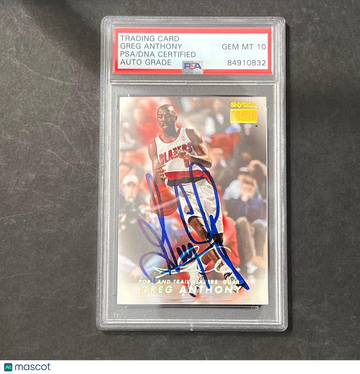 1998 SkyBox Greg Anthony #165 SkyBox PSA 10 Auto 10