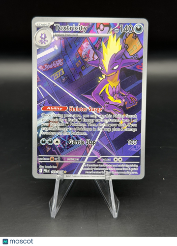 Pokemon 2025 Phantasmal Flames Toxtricity Illustration Rare #103/094 - Near Mint or Better