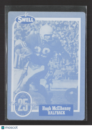 1988 Swell Pro Football Hall of Fame Hugh McElhenny Blue Tint