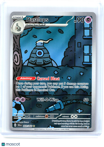 Shrouded Fable Dusclops Holo Illustration Rare #69/64