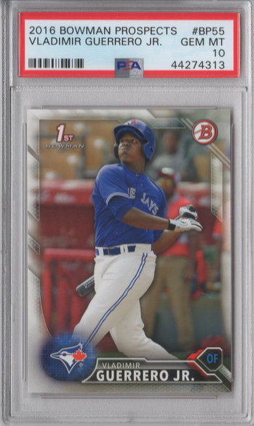 2016 Bowman Prospects Vladimir Guerrero Jr. PSA 10