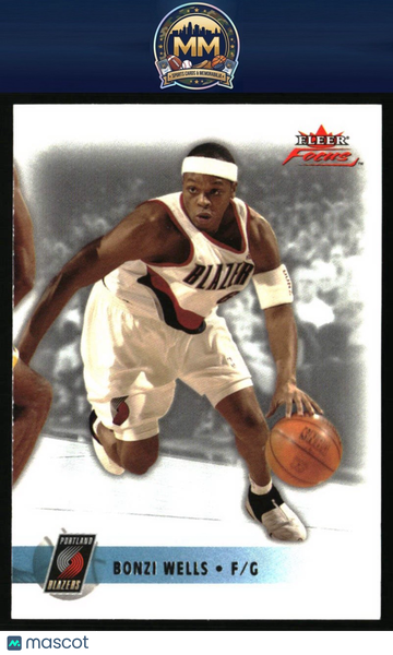 2003-04 Fleer Focus Bonzi Wells #75 Portland Trail Blazers