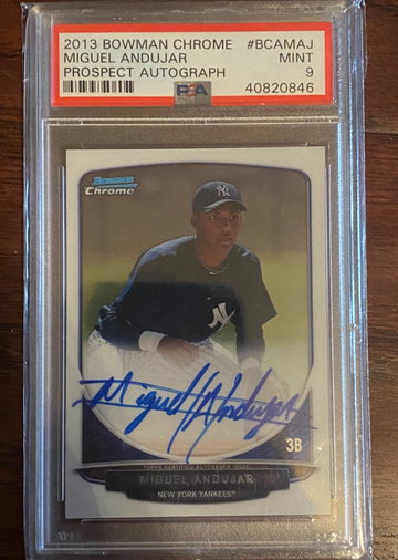 2013 Chrome Auto Miguel Andujar 9