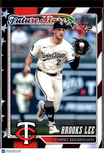 Brooks Lee 2024 Topps Series 2 Independence Day Minnesota Twins
