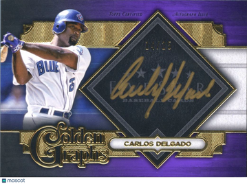 2022 Topps Five Star Golden Graphs Carlos Delgado #GG-CD