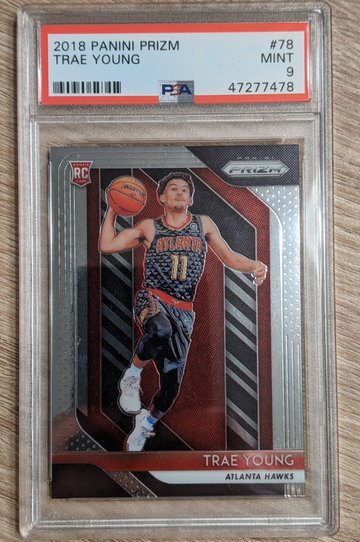 Trae Young 2018 Prizm #78 PSA 9