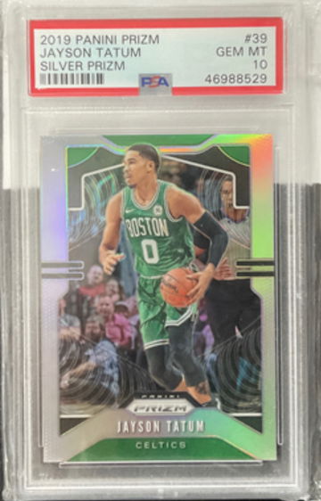 2019 Tatum Silver Prizm PSA 10