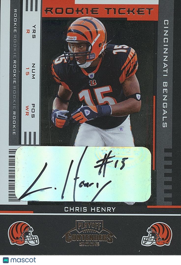 2005 Chris Henry Rookie