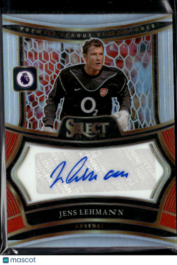 Jens Lehmann 2025 Panini Select Premier League Prizm Auto Arsenal