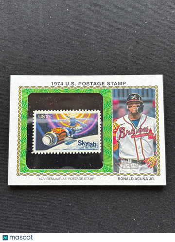 2023 Topps Heritage Ronald Acuña Jr. Stamped