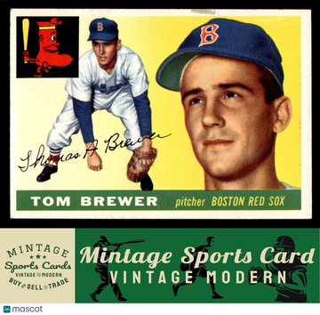1955 Topps Tom Brewer #83 RC