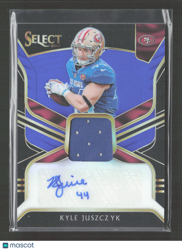 2019 Panini Select Prizm Kyle Juszczyk #MP-KJ /75 Player-worn material Memorabilia
