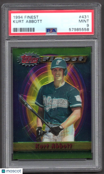 1994 Finest Kurt Abbott #431 PSA 9